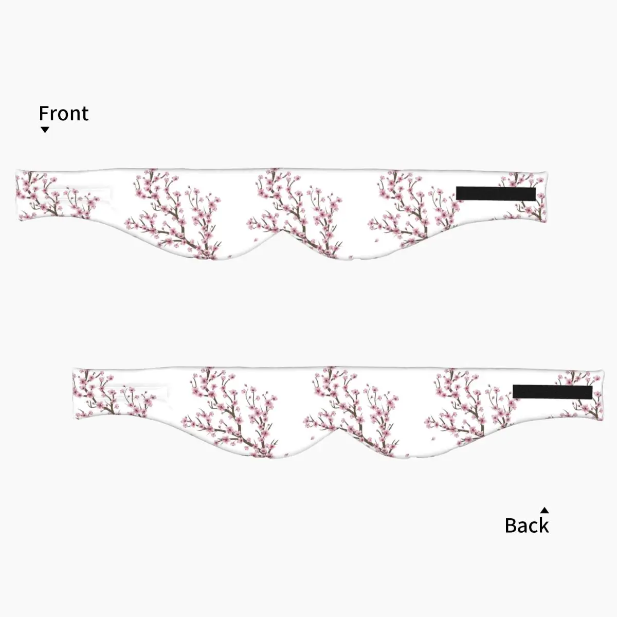 Japanese Sakura Cherry Blossoms sleep mask Light Blocking Portable Eye Cover for Girls Boys Travel Party Gift Eyeshade eyepatch view 3