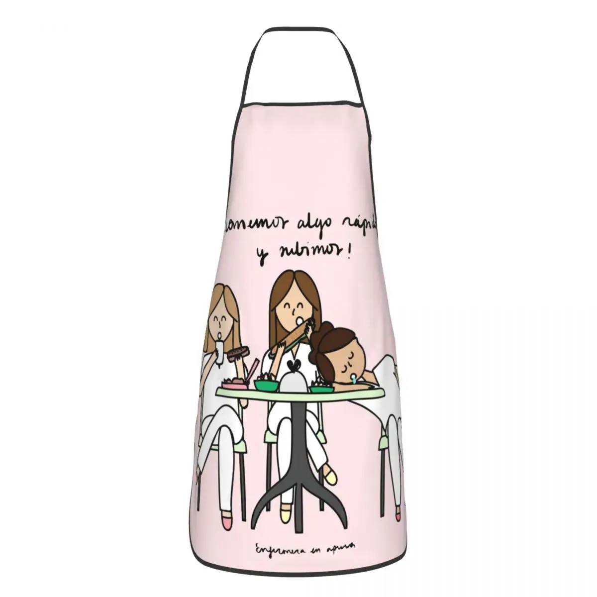 Enfermera En Apuros Doctor Nurse Medical Bib Apron Women Men Unisex Kitchen Chef Tablier Cuisine for Cooking Baking Painting