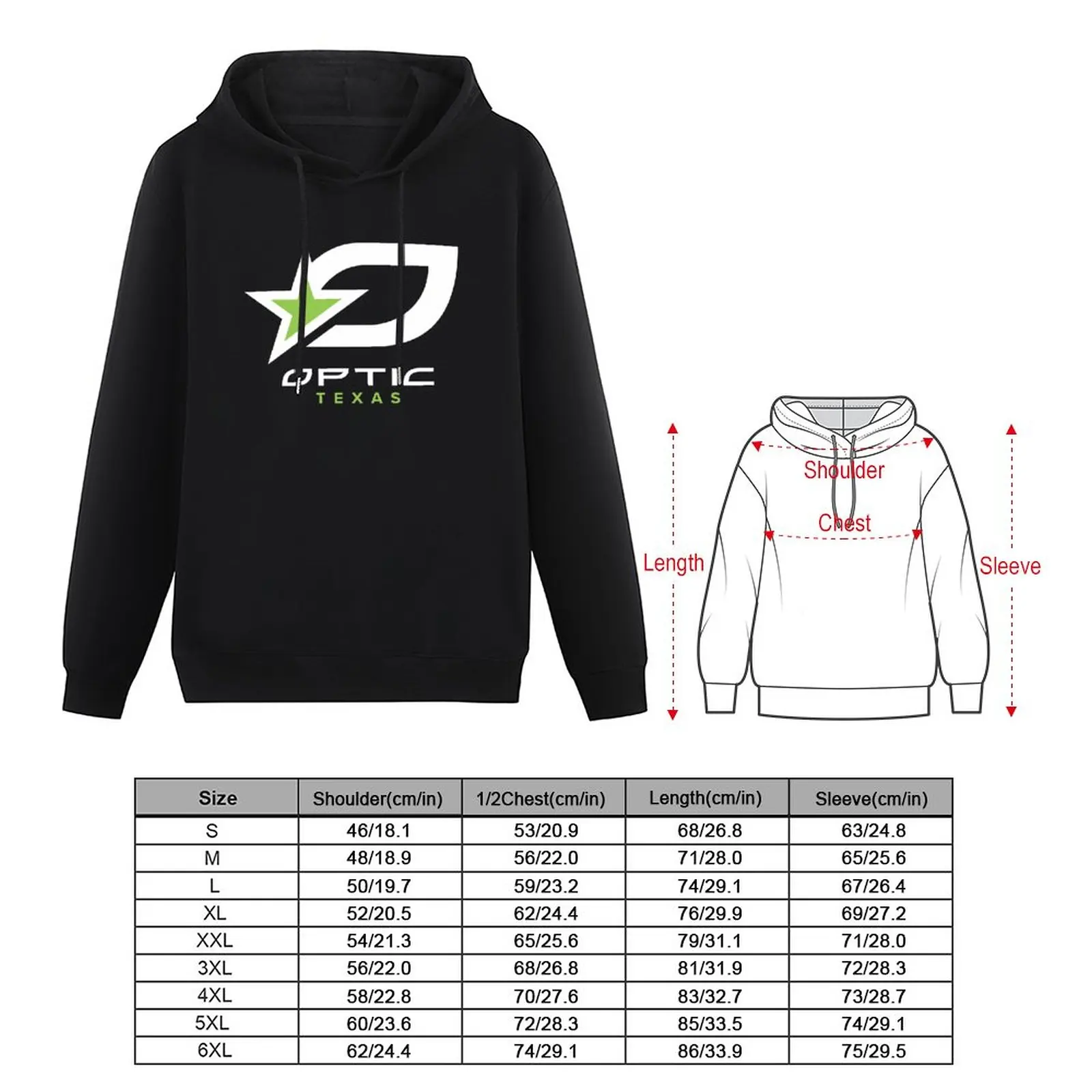 New Optic Texas Merch Optictexas Pullover Hoodie autumn men wear tracksuit