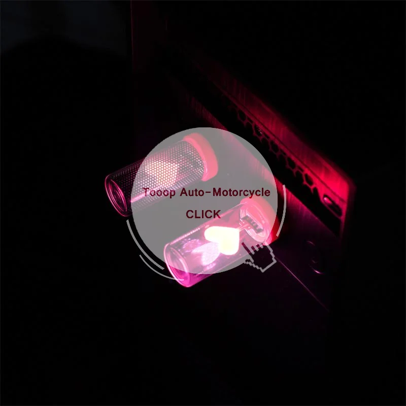 Mini USB Ambient Light Plug and Play Long Lifespan Pink Glow for Car Home Holiday Party Decor