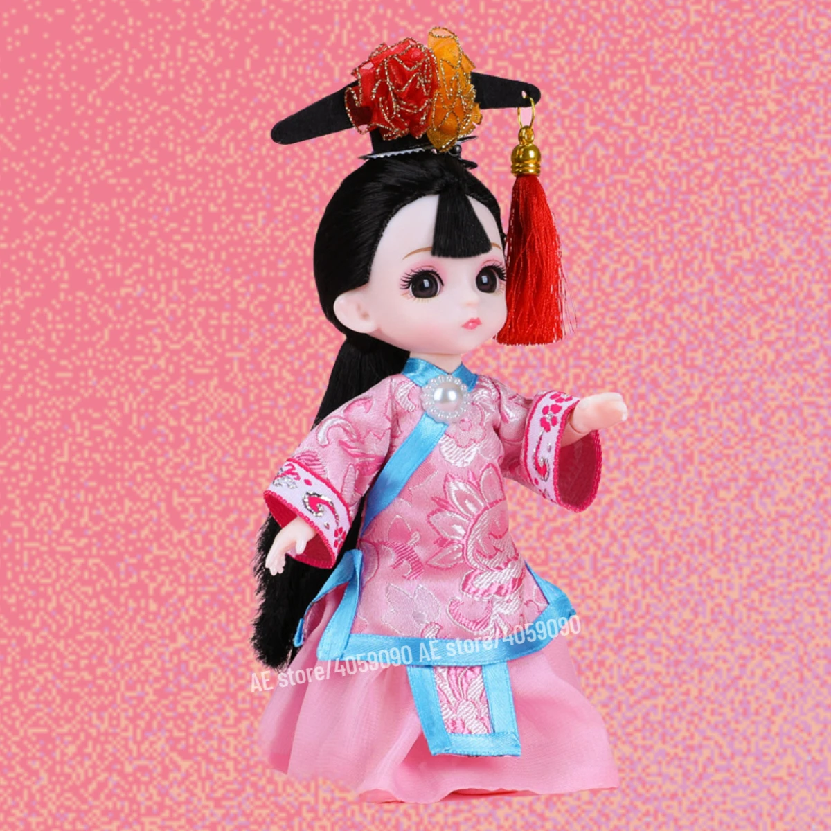 BJD 인형 1/12, 의류 및 신발과 움직일 수 있는 관절, 패션 로리타 액션 피규어 모델, 귀여운 소녀 생일 선물 장난감, 16cm