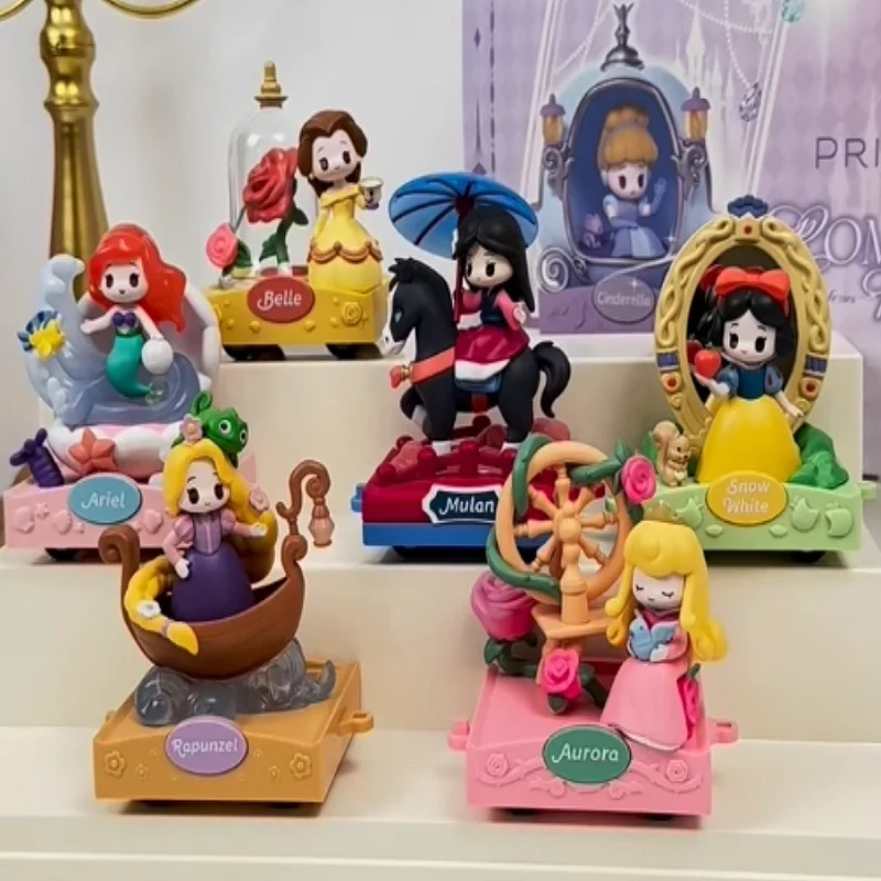 

Подлинная принцесса Диснея серии D-Baby, романтическая круизная слепая коробка, популярные игрушки Kawaii, фигурки для украшения рабочего стола, подарки, игрушки