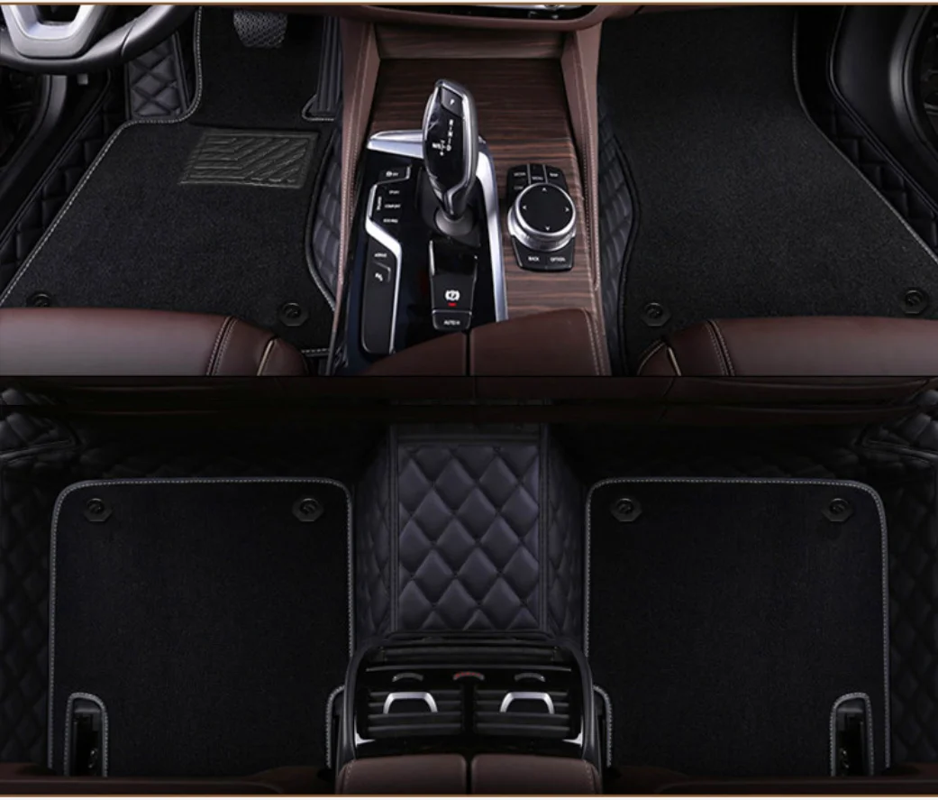 Custom special car floor mats for BMW X5 xDrive45e G05 2025-2019 Good quality double layers carpets for X5 2023