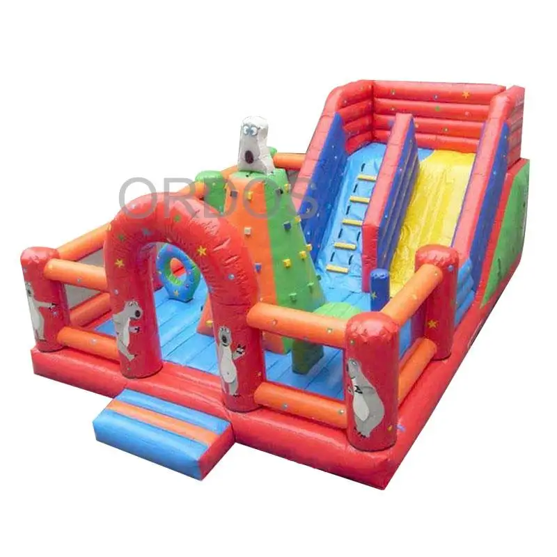 

Cheap Themed Inflatable Bouncy Red Castle Price Jumping Castle Slide Combination for Kids