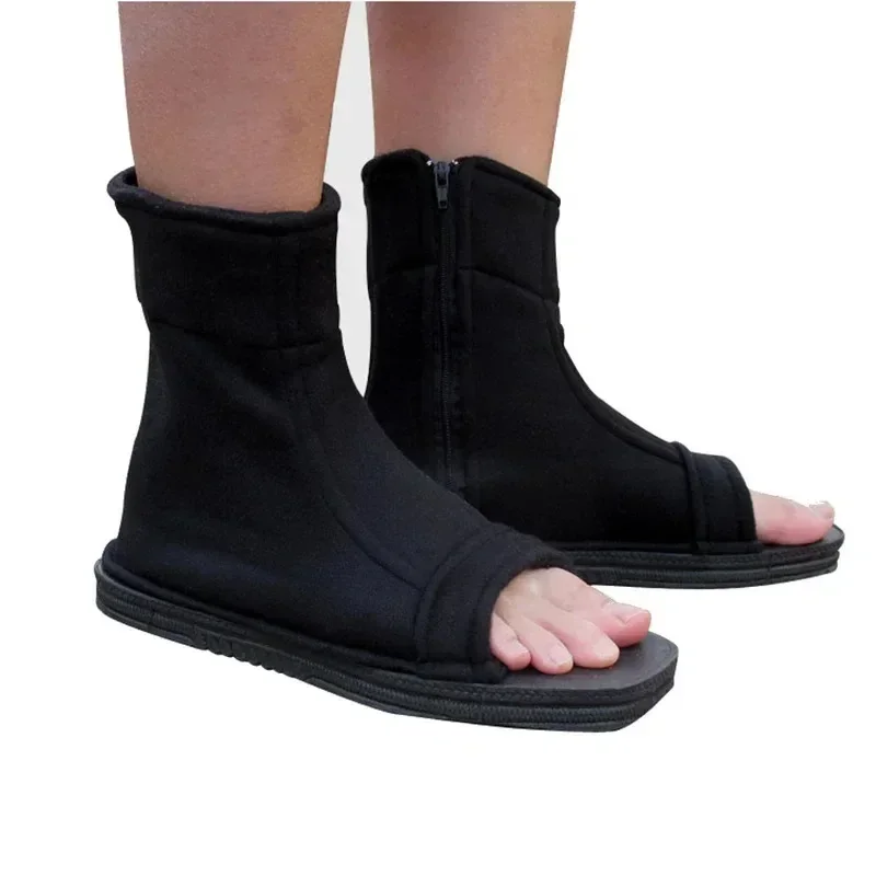 2026 Anime Cosplay Props Shoes Boots Uzumaki Kakashi Itachi Sakura Sasuke Men Women Black Sandals Halloween Christmas OOASM3