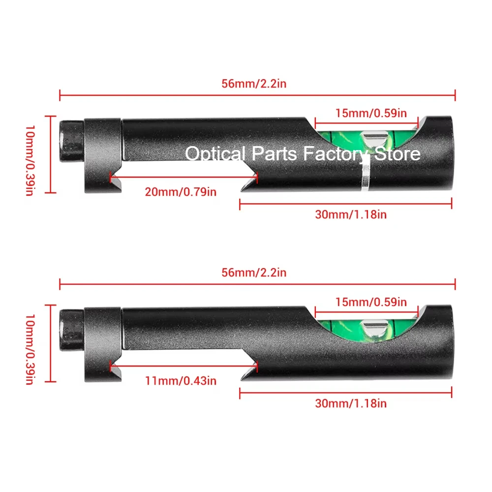 Hunting Spirit Bubble Level Optical Scope Mounts for 11mm/20mm Picatinny Rail Rifle Scope Leveling Tool Kit Hunting Accessories