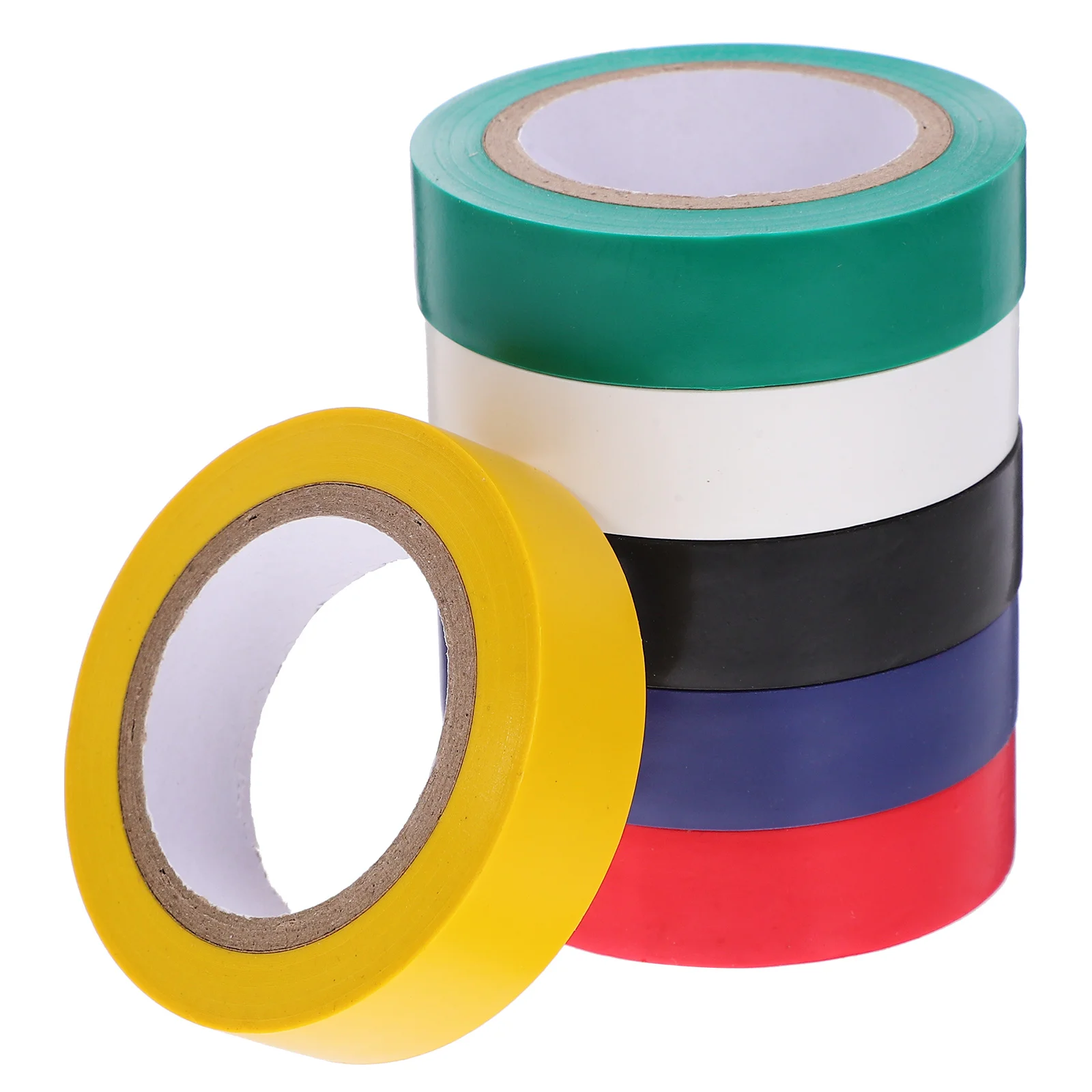 6 Rolls Electrical Tape High Temp Carpet Wide Tapes Pvc Industrial Indoor