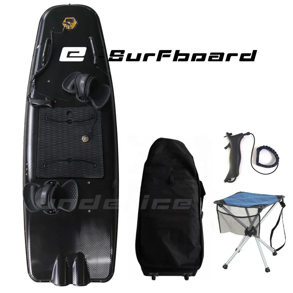 Underice Factory wholesale carbon fiber electric surfboard e board jet board 55km/h max speed water ski kite surf board