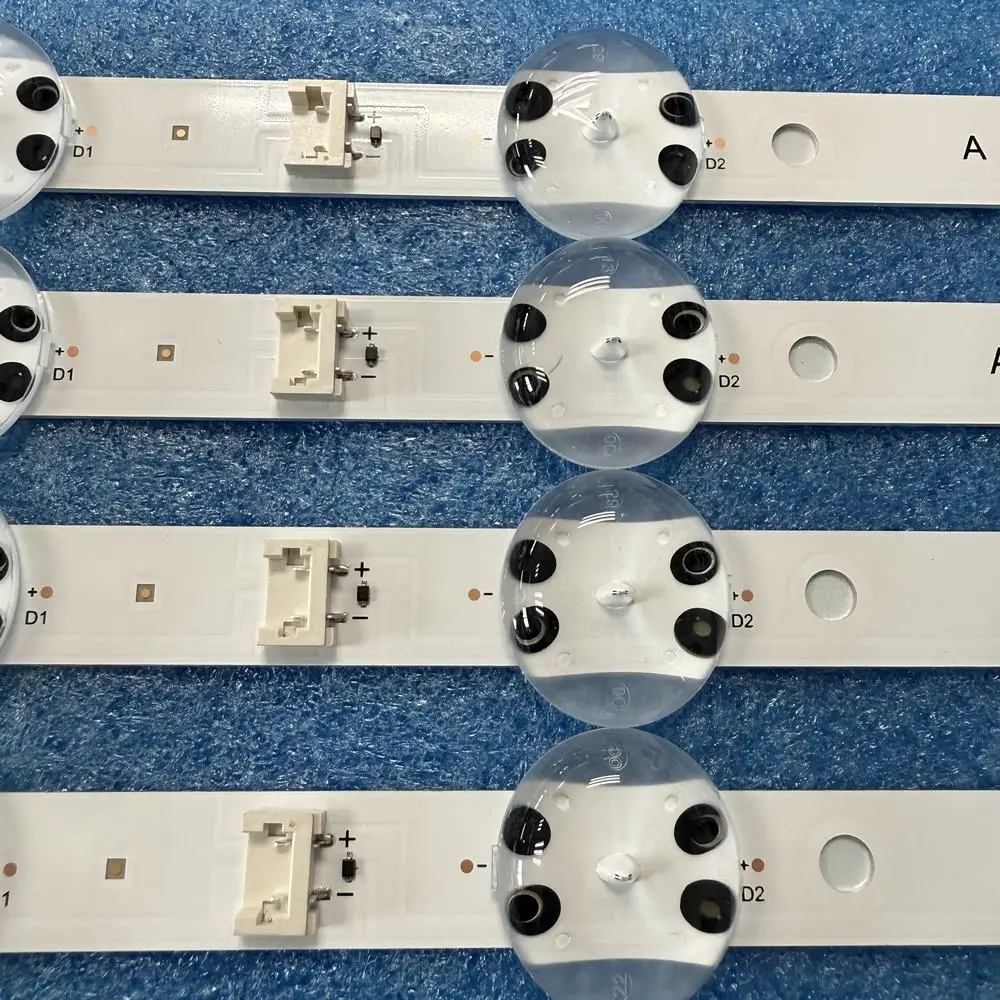 4 pz/set Striscia LED Per 55 "TV 55UT640S0SA 55UM7520PSB 55UM7300PUA 55UM7600 55UM7660 55UM7450 55UM7400 55UM7300 55UM7650 55UM7470