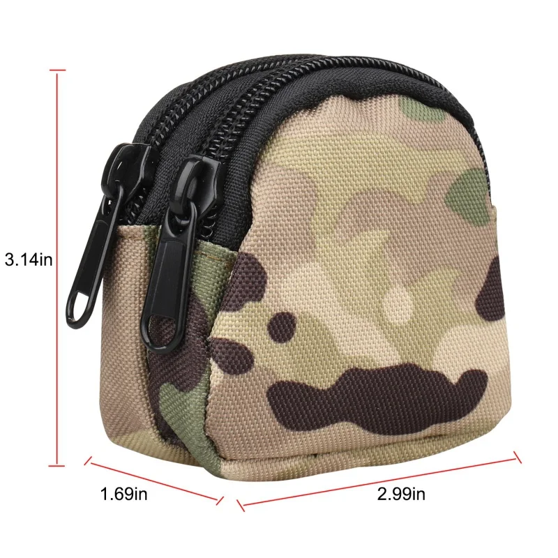 1-teilige taktische Molle-Tasche, Hüfttasche, EDC, Mini-Geldbörse, Geld, Schlüssel, Geldbörse, Jagd, Camping, Wandern, Aufbewahrungstasche im Freien – Detail 7