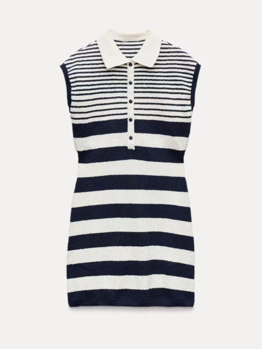 エレガントなスプライススリムフィットサマーニューウィメンズドレスニットノースリーブショートガウンアシンメトリーカットアウトファッショナブルカジュアルガウン