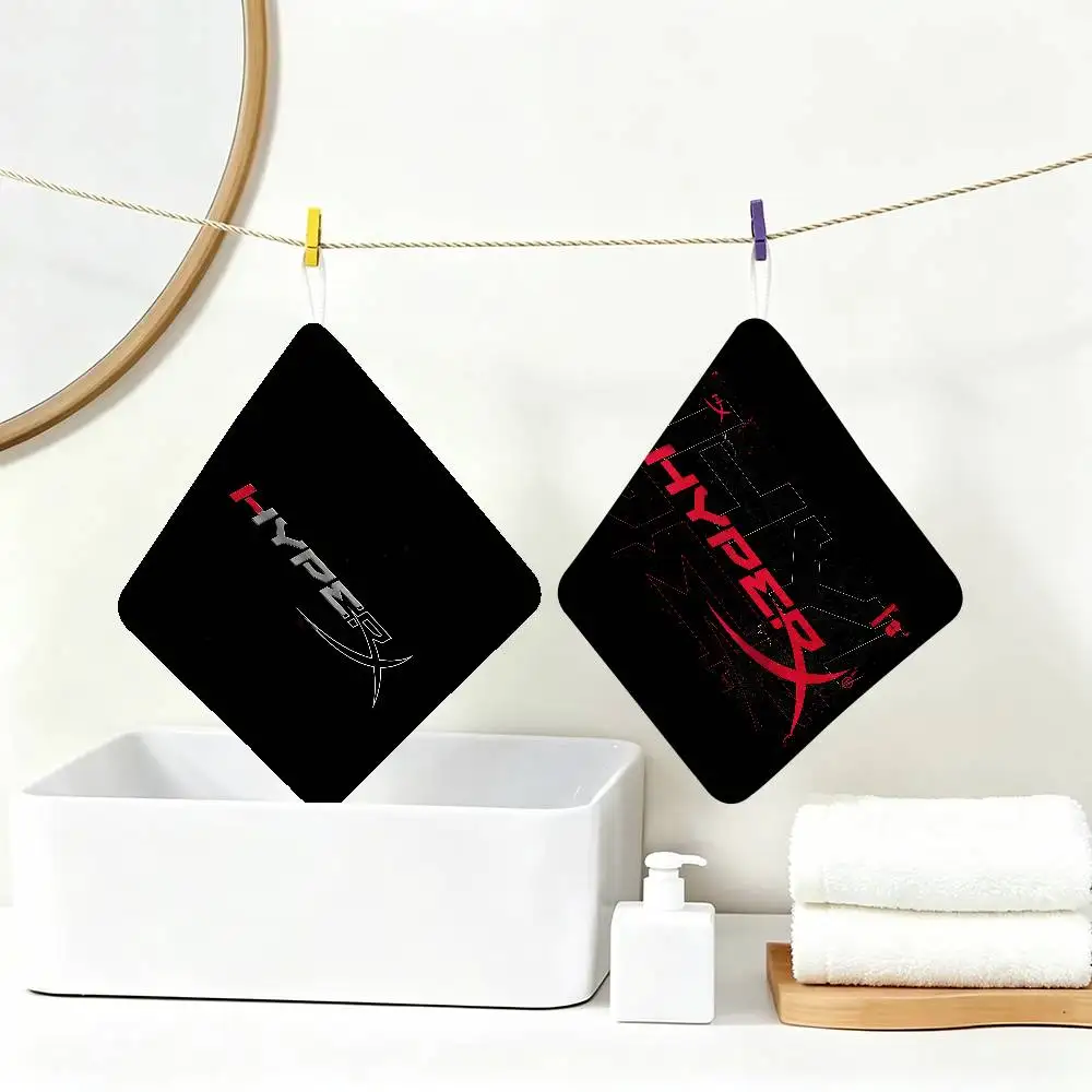 HyperX Polyester Cotton Hand Wiping Towel, Hanging Towel, Quick Dry for Kitchen Bathroom Daily Supplies