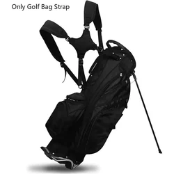 Outdoor Golf Club Bag Strap Portable Foldable Universal Waterproof Padded Golf Bag Strap Long Short Adjustable Shoulder Strap