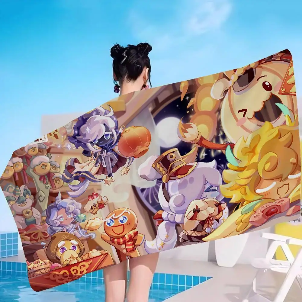 Mobile Game C-Cookie R-Run K-Kingdom Microfiber Beach Towel Absorbent Quick dry Soft Yoga Swimming Resort Mountain
