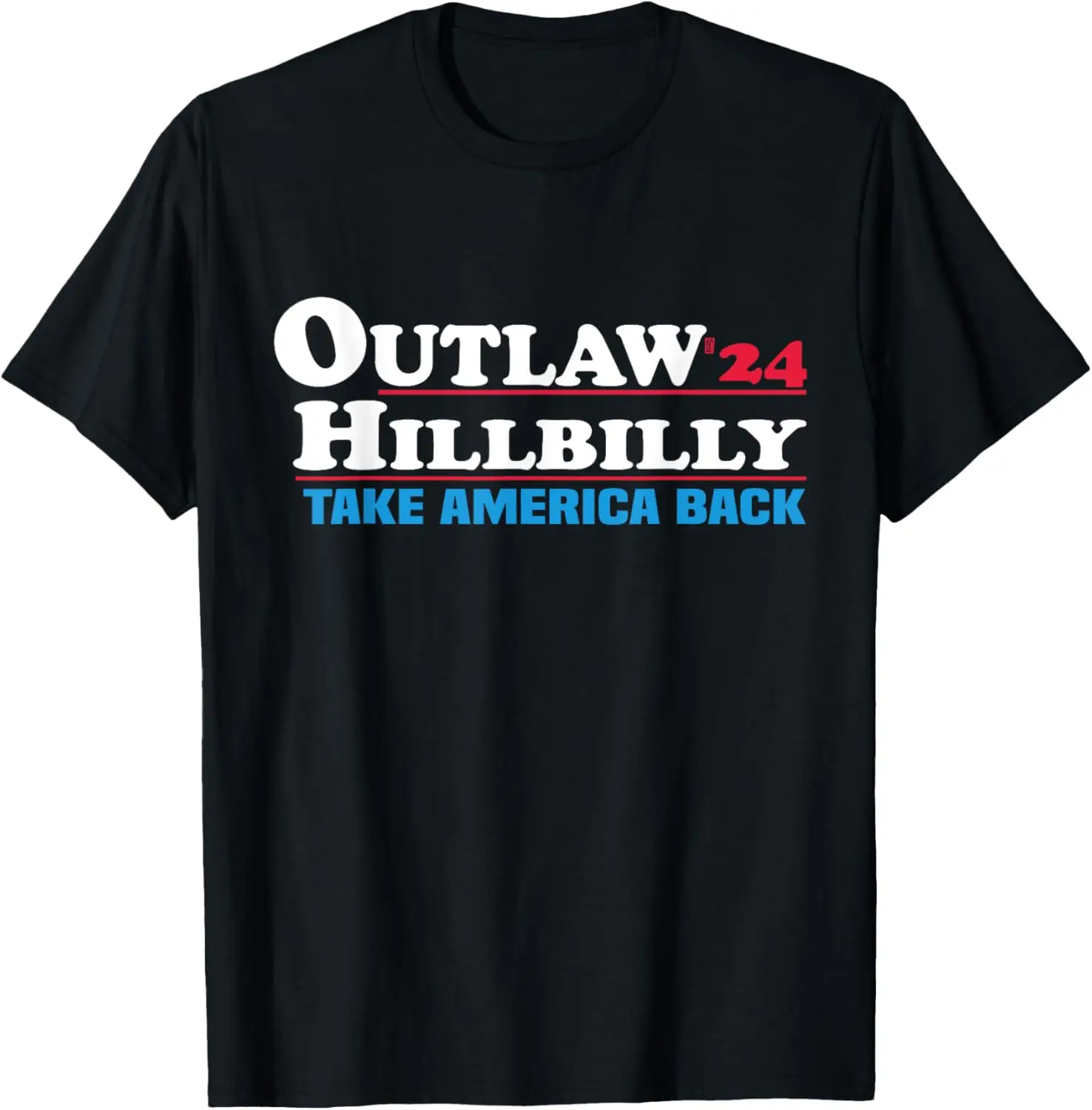 Trump Vance 2024 Outlaw Hillbilly US Flag Vintage Elections T-Shirt