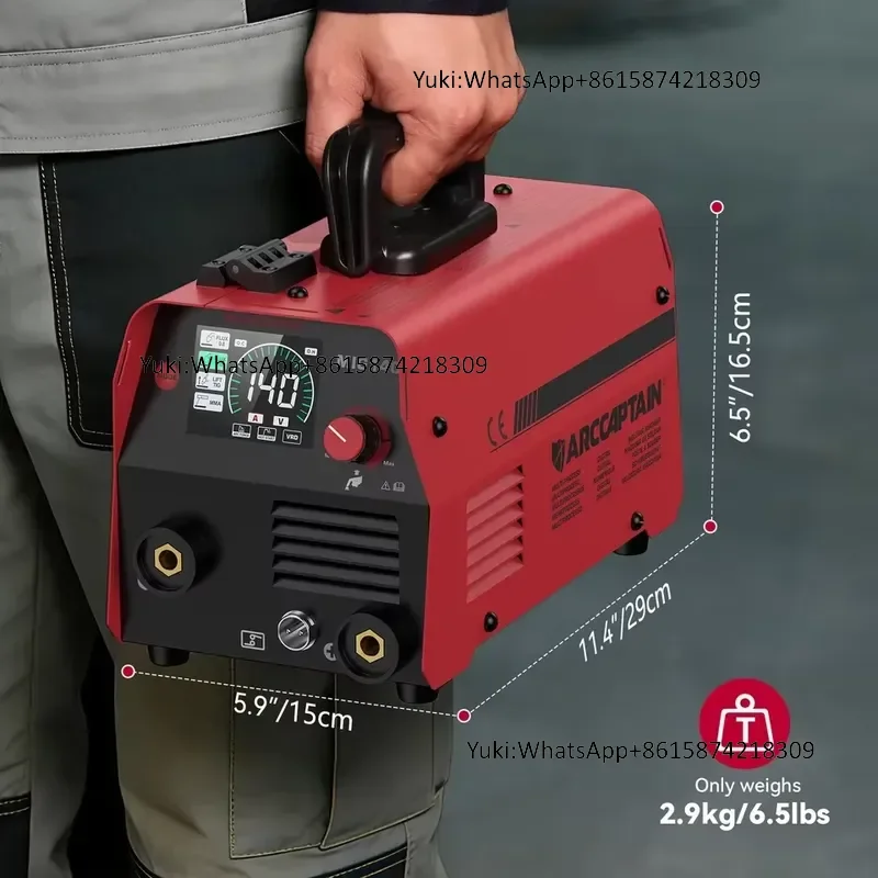 European Standard Non-Gas Semi-Automatic 230V 130A 3-in-1 MIG/Lift TIG/MMA Wholesale Welding Machine