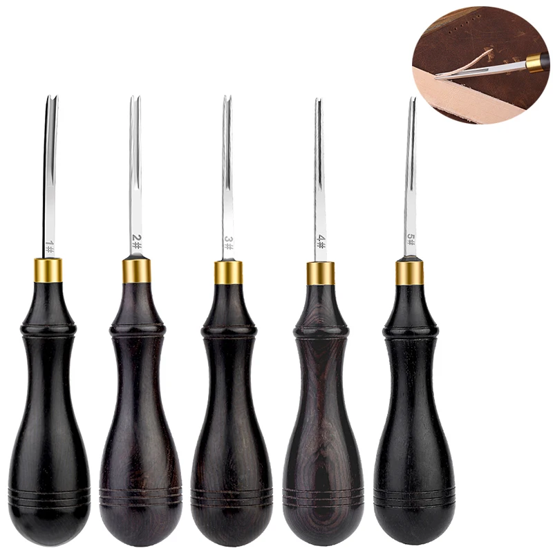 

Wide Mouth Skiving Tool 06225 MM Leather Beveler Home Fabric Sewing DIY Materials Tools And Finished Products Taper