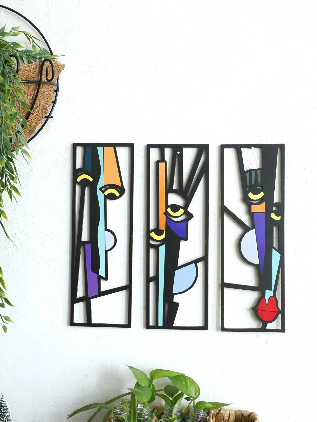 Abstract Wooden Wal…