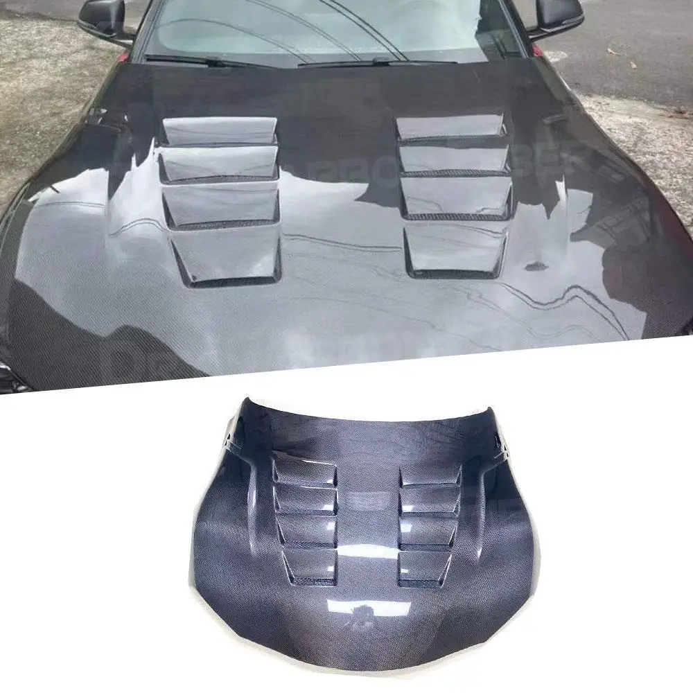 

For Toyota Supra A90 Carbon Fiber Car Front Bumper Engine Hood Cover Bodykit Replacement