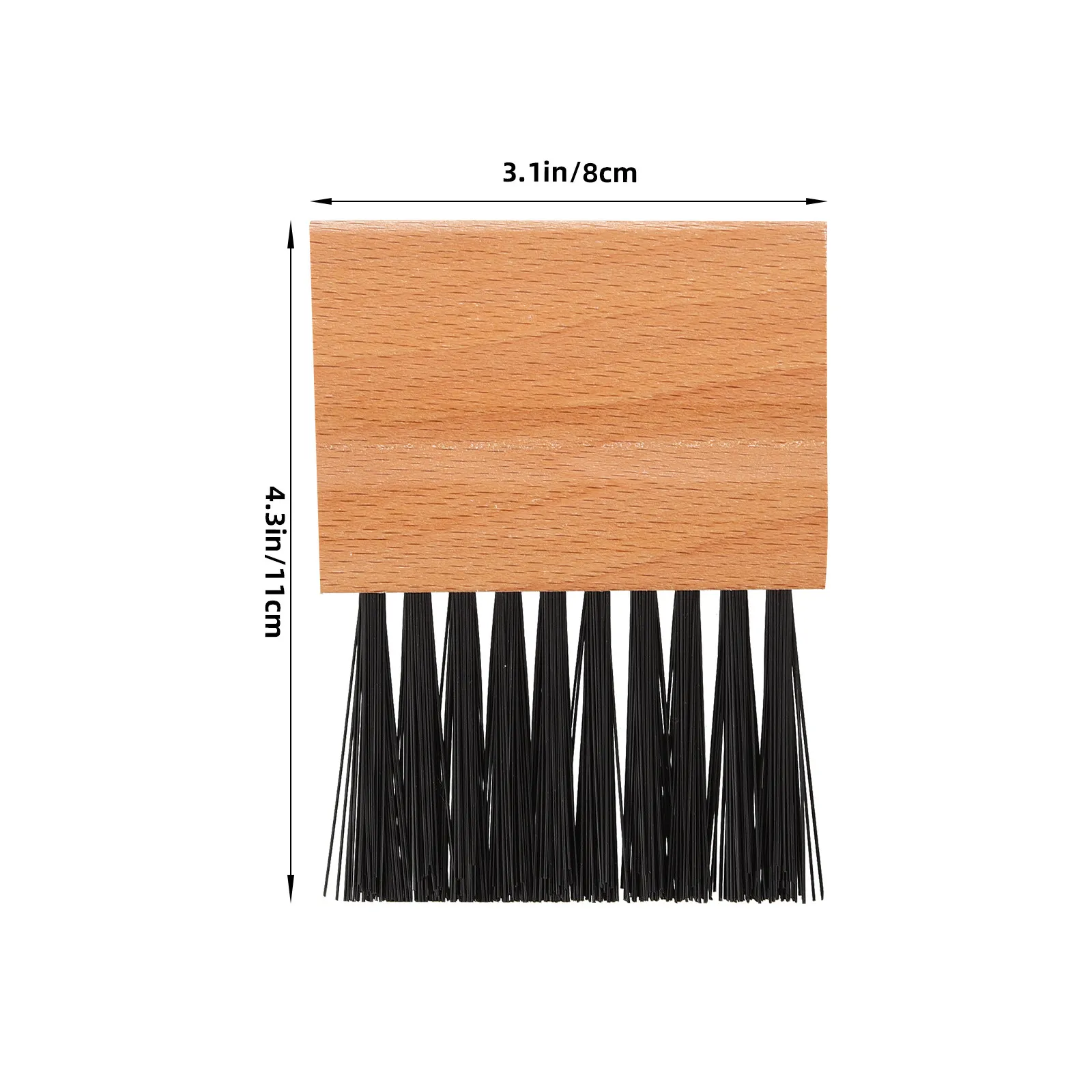 Umpire Brush Professional Home Plate Cleaning Brush for Baseball Softball Volleyball Kickball Ergonomic Wood Handle Easy Clean