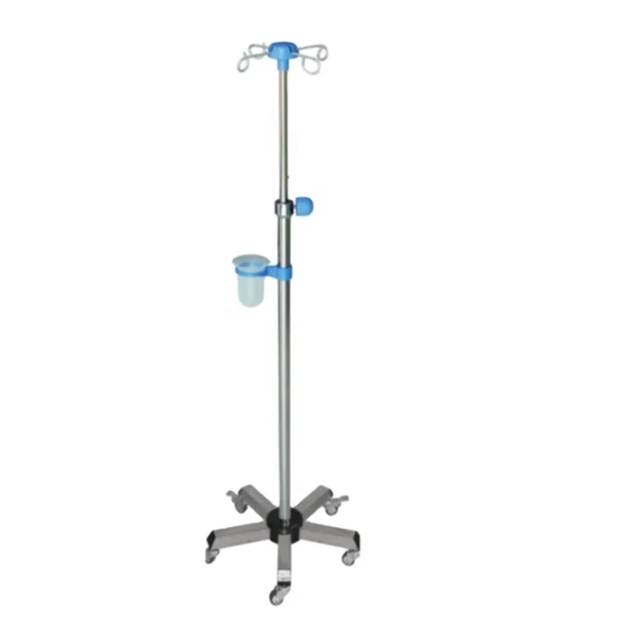 EU-IV502 High quality Medical IV pole stand adjustable Infusion stand drip stand