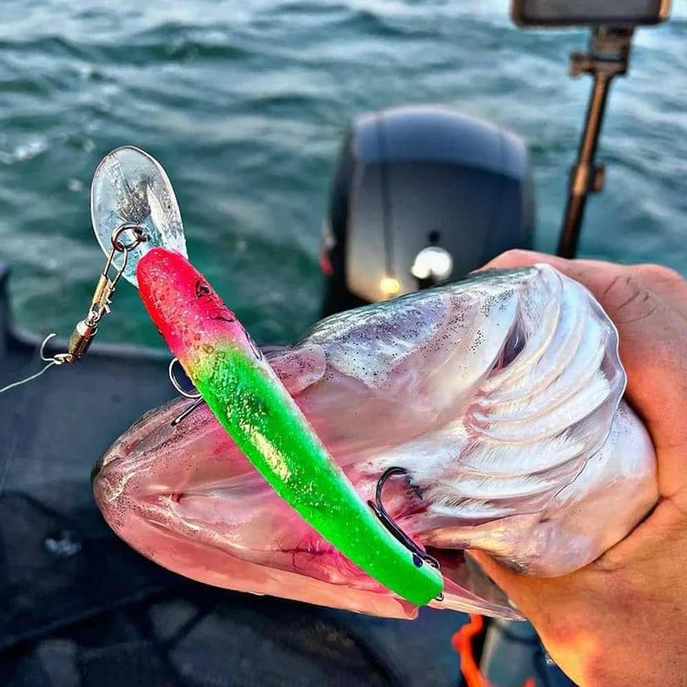 Deep Walleye Killer Big Minnow Trolling Fishing Lure Wobbler Bandit 15.5cm 18g Floating Crankbait Bass Pike Bait Jerkbait Tackle