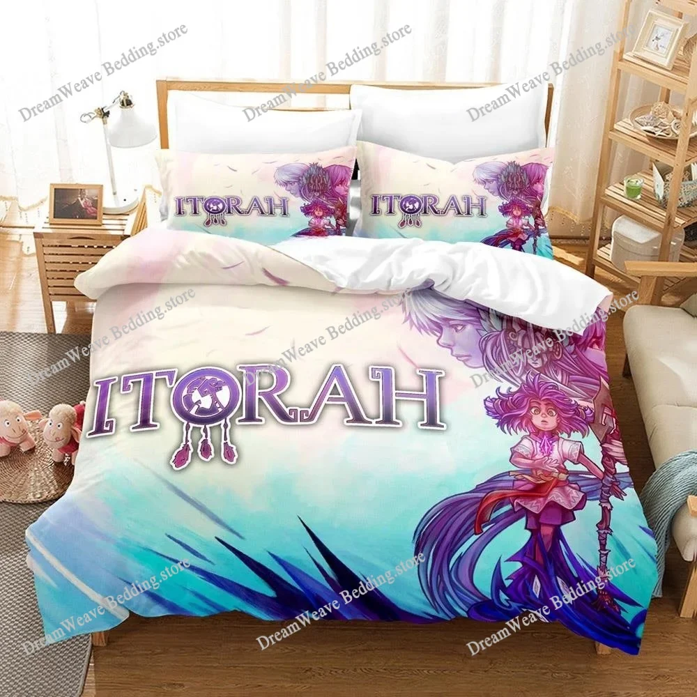 

3d Print Anime Game ITORAH Bedding Set Single Twin Full Queen King Size Bed Set Adult Kid Bedroom Duvet Cover Sets Home Textiles