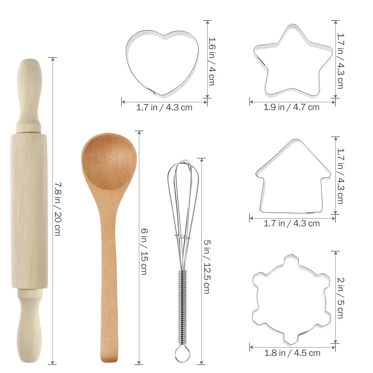 11-teiliges komplettes Küchenspielset für Kinder, rosa Kostüm, Rüschenbesatz, verstellbare Schürze, Hut, Holzlöffel, Nudelholz
