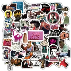 10/30/60PCS Fight Club Stickers FOX Movie Decals Scarapbook Luggage Laptop Phone Guitar Bike Skateboard Sticker Decoration Toy