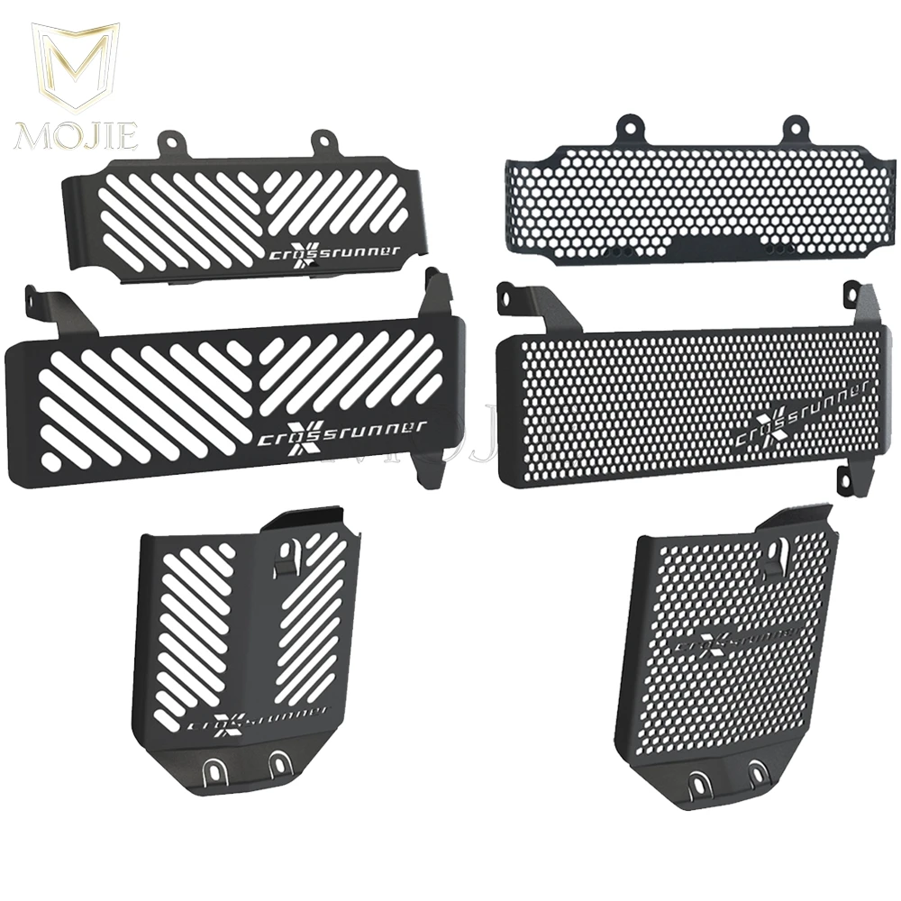 

motorcyle oil cooler guard Upper & Lower Radiator Guard Set For Honda VFR800X Crossrunner & (RC80/ 94) 2015-2024 2023 2022 2021