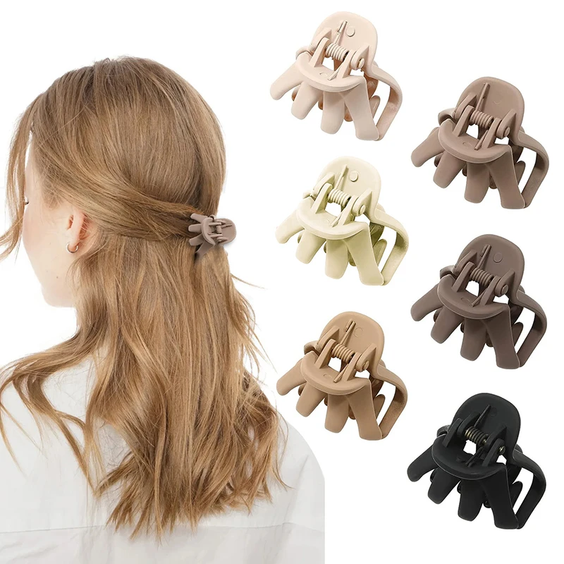 

High Ponytails Ball Bun Fluffy Hair Claw Irregular Flower Bud Hair Clips Fixed Hair Accessories For Women Styling Braids