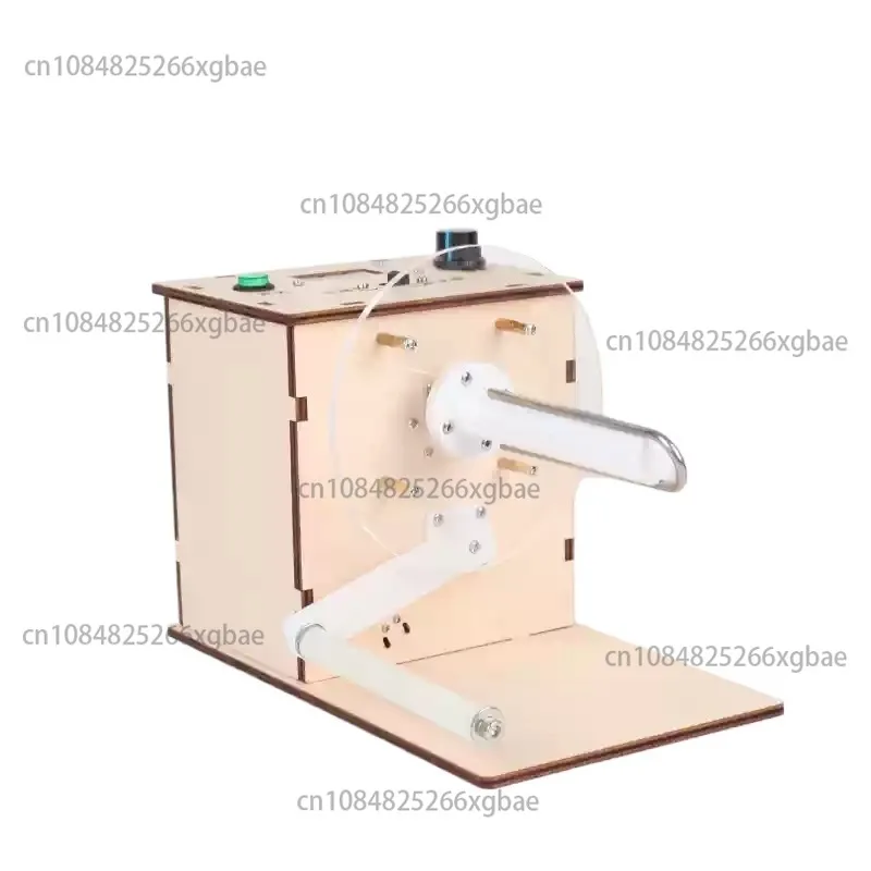 

Mini Automatic Label Rewinder Barcode Sticker Label Printing Adjustable Speed Two-Way Rewinding Machine With Power Adapter