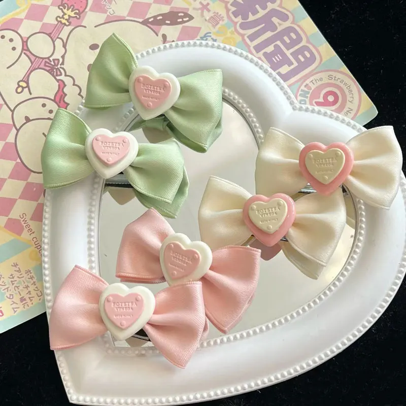 

Love Bow Design Women's Hair Clip Sweet Style Cute Style Gift Party Holiday Daily Casual Side Clip Women's Hair Accessories