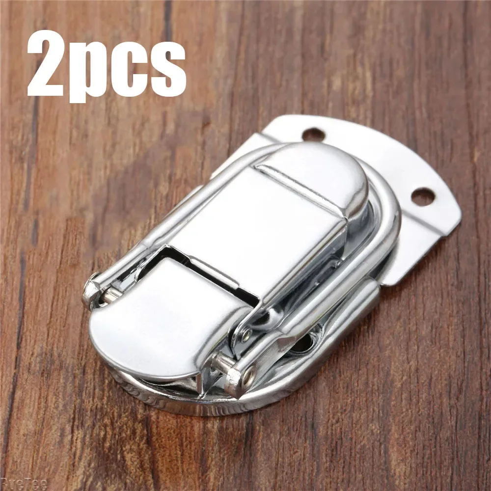 Alloy Lock Toggle Latch Chest Gift Box Suitcase Case Buckles Hasp Latch Catch Clasp 68*34m Furniture Hardware 2pcs Vintage Zinc