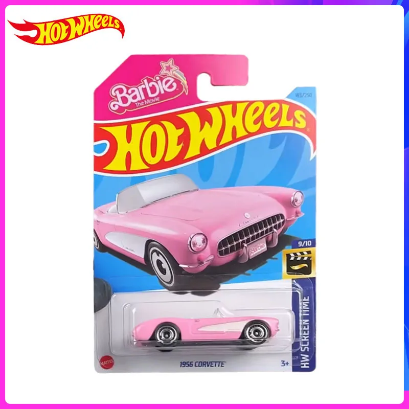 Hot Wheels Barbie The Movie 1956 Corvette C4982-183/250 1:64 Car Model Mini Car 1/64 Toy Hotwheels Diecast Car