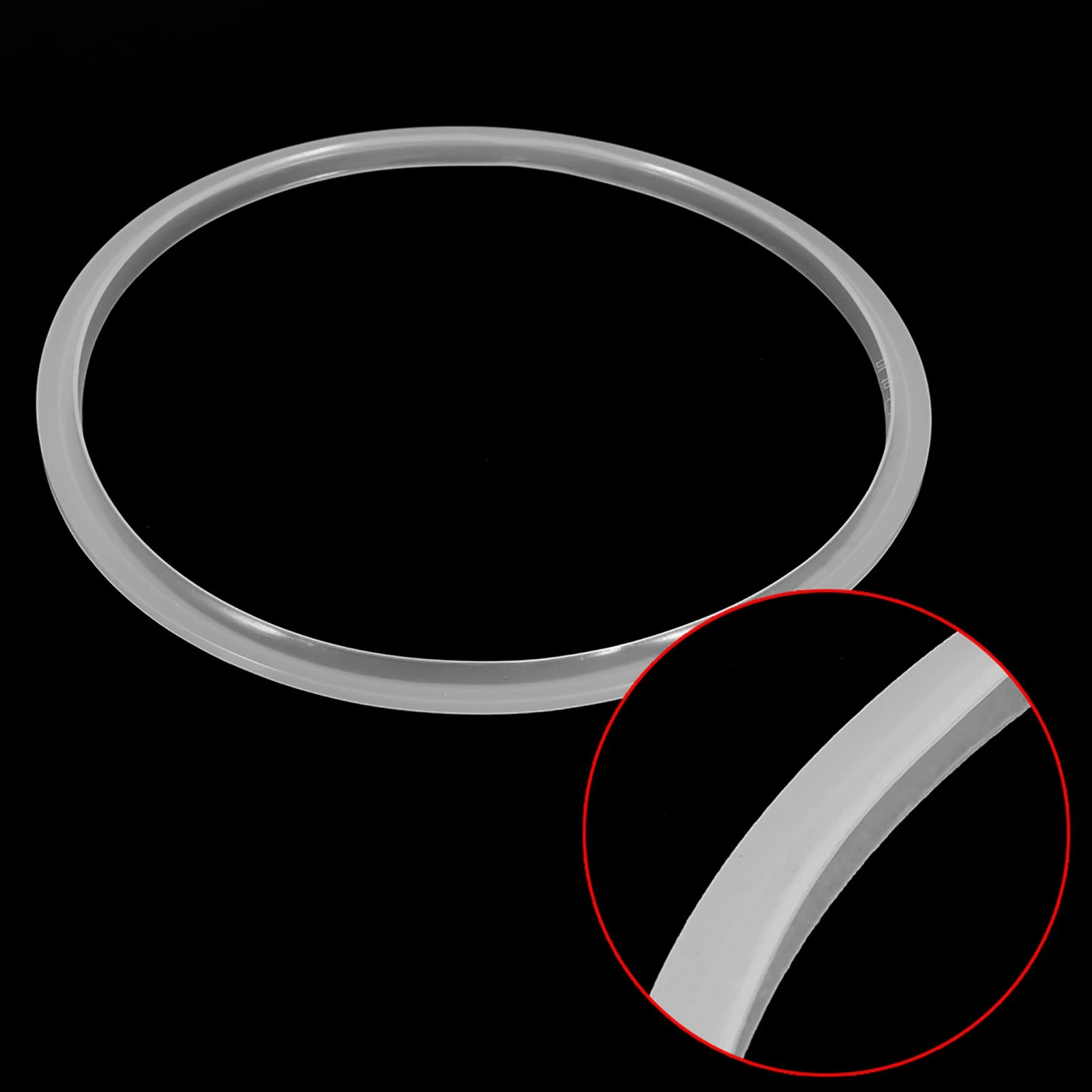 6 Sizes Replacement Clear Silicone Gasket Sealing Ring for Home Pressure Cooker Kitchen Tool Cooker Sealing Ring Silicone Gasket