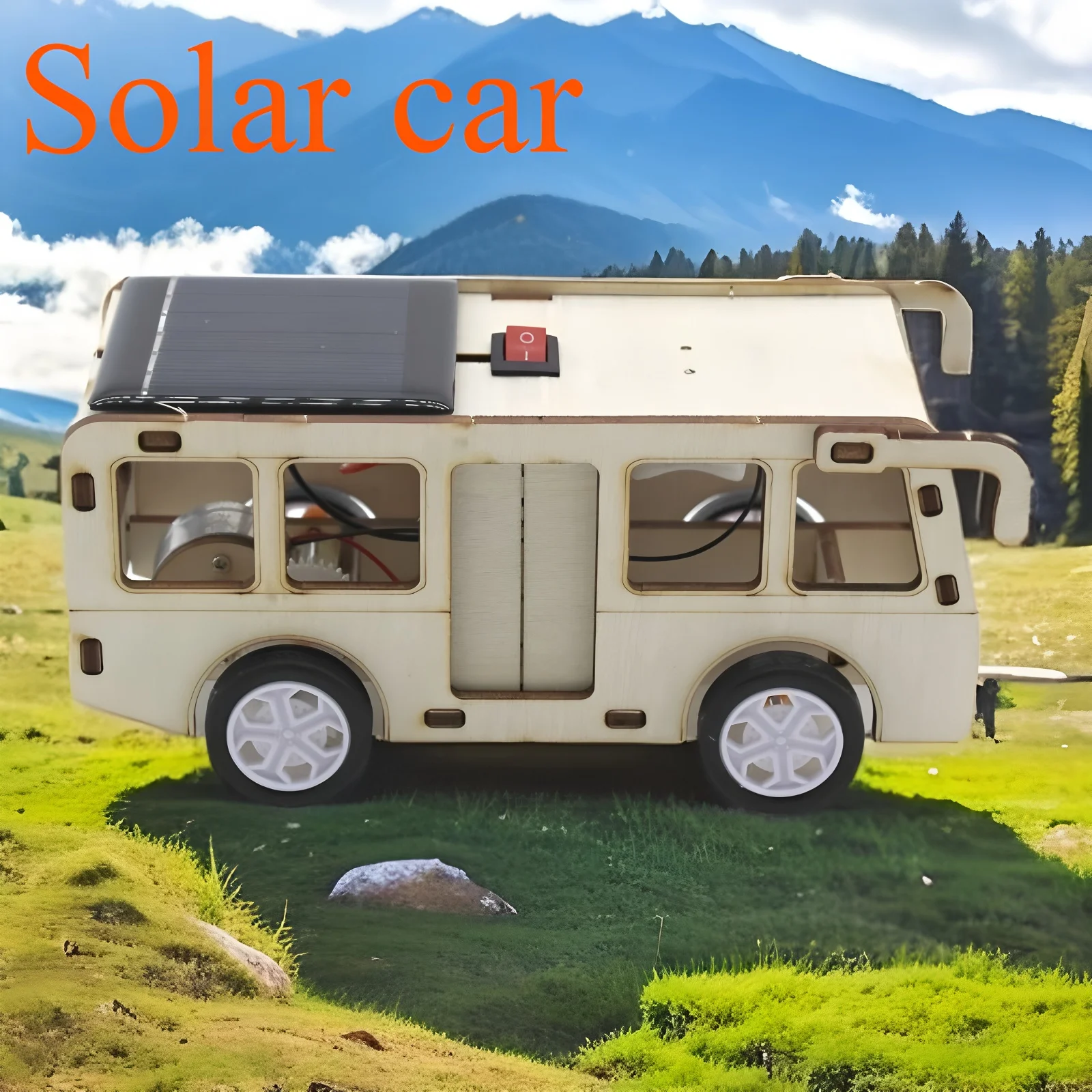 ألعاب تجريبية للعلوم والتعليم للأطفال تعمل بالطاقة الشمسية، نماذج مجمعة يدويًا، ألعاب علمية وتعليمية #5