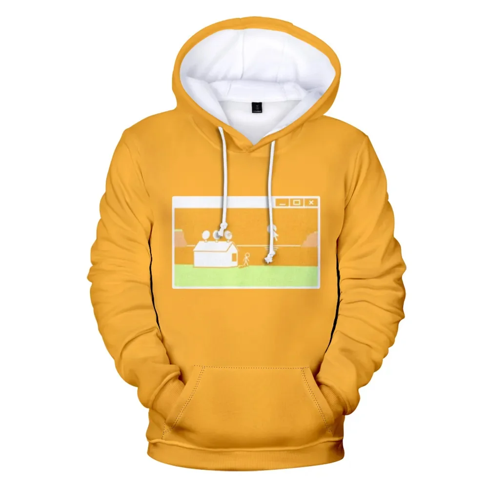 Unisex 3D imprime moletom com capuz, moda streetwear, pulôver, treino, Alan Becker, mulheres Hoodies