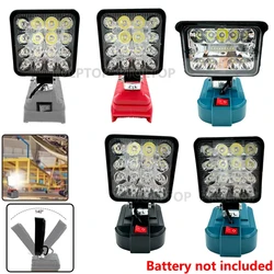3 inch Handheld LED Work Light Replacement For Dewalt/Makita/Milwaukee 18V Li-ion Battery Flashlight Camping Lamp Emergency Ligh