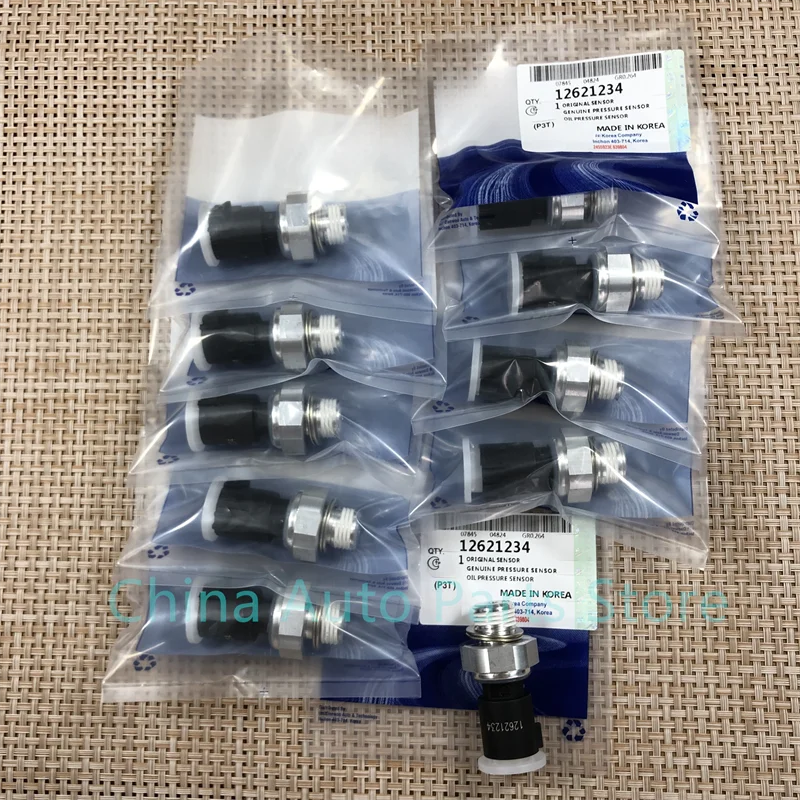 

10PCS 12621234 Oil Pressure Sensor Switch For Chevrolet Cadillac Silverado GMC 2009-2017 Hummer H2 H3 Pontiac