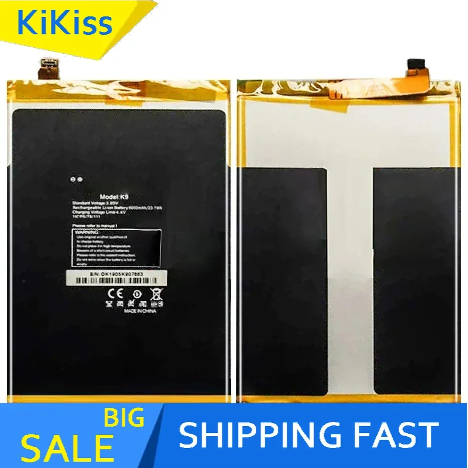 

For Oukitel K9, K9 6000mAh High Capacity Battery