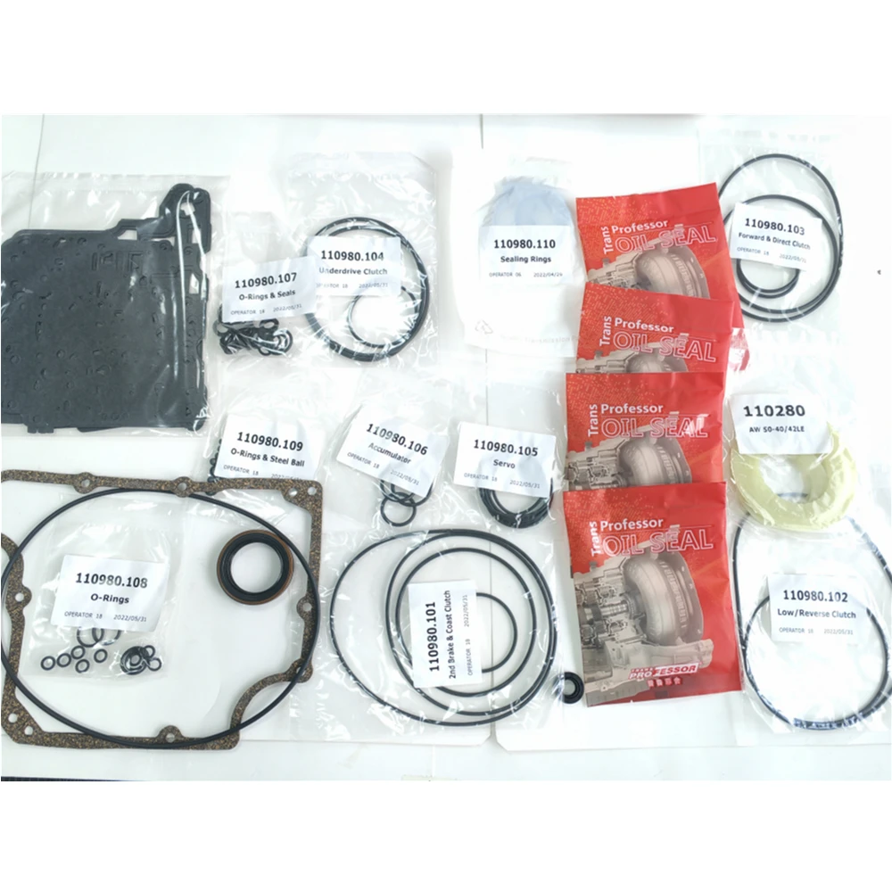 

AW50-40LE/LN Transmission Repair Overhaul Kit for Volvo SAAB ALFA ROMEO Opel ,TransProfessor OHK Gasket Seals Car Accessories