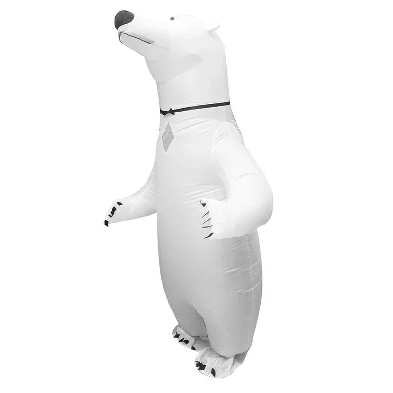 EE01 Polar Bear Inflatable Costume Funny Cute Animals Suit for Hallowee Carnival Moascot Costumes Cosplay Party Anime DressIo0！