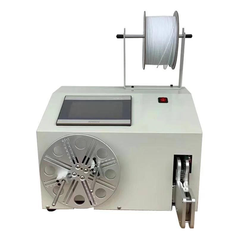 

Automatic Nylon Cable Tie Machine Wire Measuring Cutting Binding Tying Spool Coil Winding Machine With Meter Counting