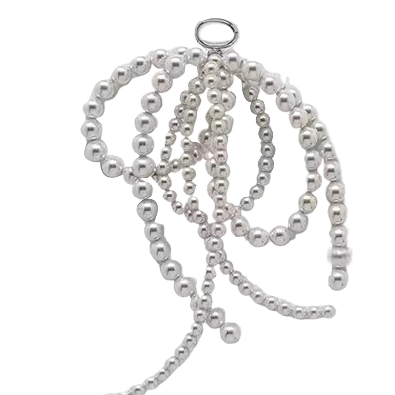 

1 пара украшений «сделай сам», инстаграмма, нишевой дизайн, модная индивидуальность, милый жемчужный бант, бисер, подвеска, Пряжка для обуви