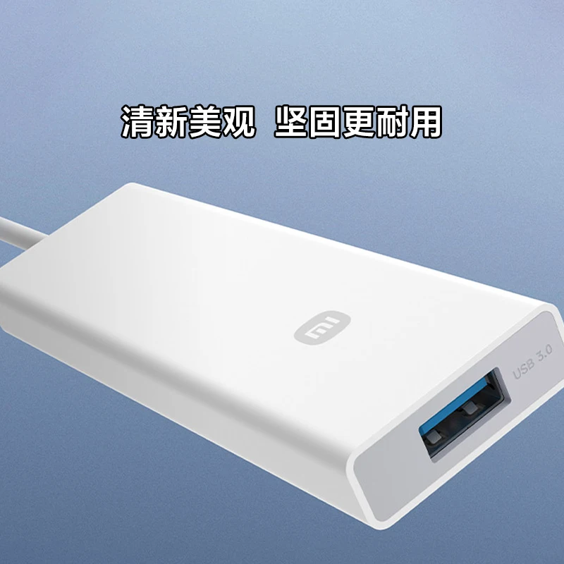 Original Xiaomi Four-in-one Double-HEAD Splitter Type-C USB-A ปลั๊กความเร็วสูง Docking Station Charger
