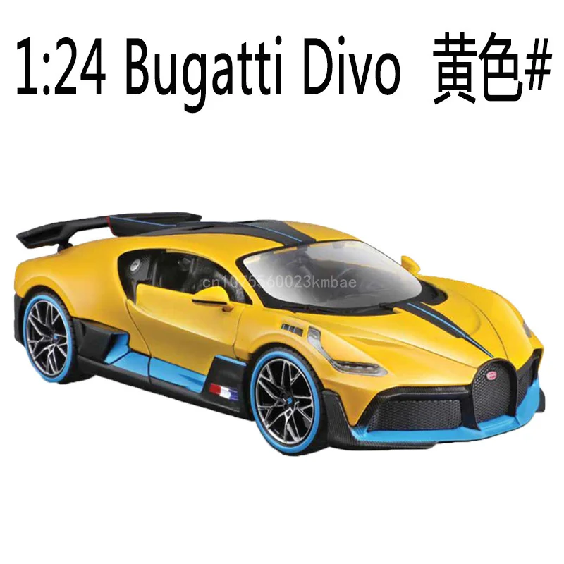 1:24 Maisto Bugatti Chiron Divo Series Model Alloy Diecast Sport Vehicle Model Collection Desktop Decoration Kids Birthday Gifts