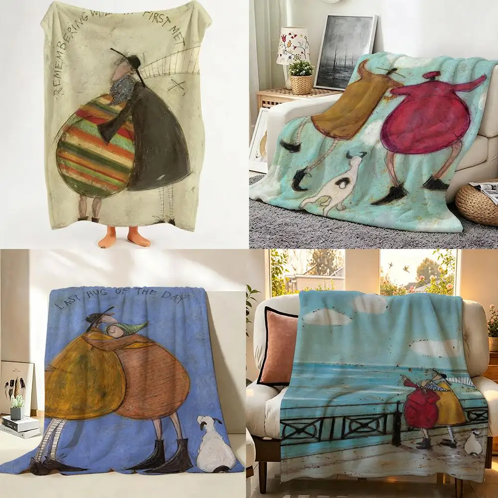 

Artist S-Sam T-Toft A-Art P-Prints Throw Flannel Throw Blanket Suitable for Sofa、Living Room、Bedroom