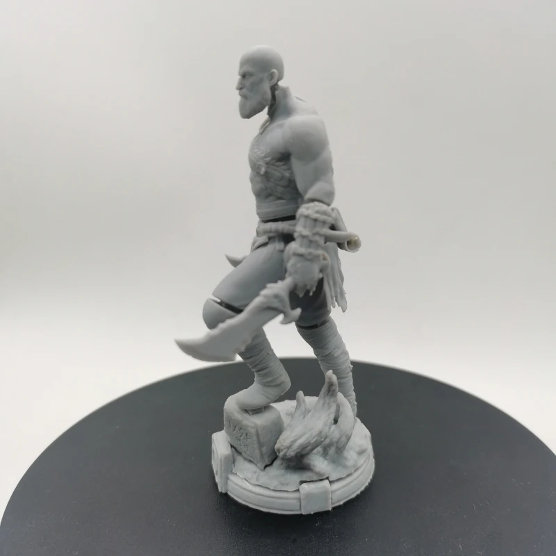 Resin Figure Ancient God of War 90mm/3.54 Inches Total Height Miniatures Model Kit Diy Unassembled Unpainted Diorama Hobby Toys