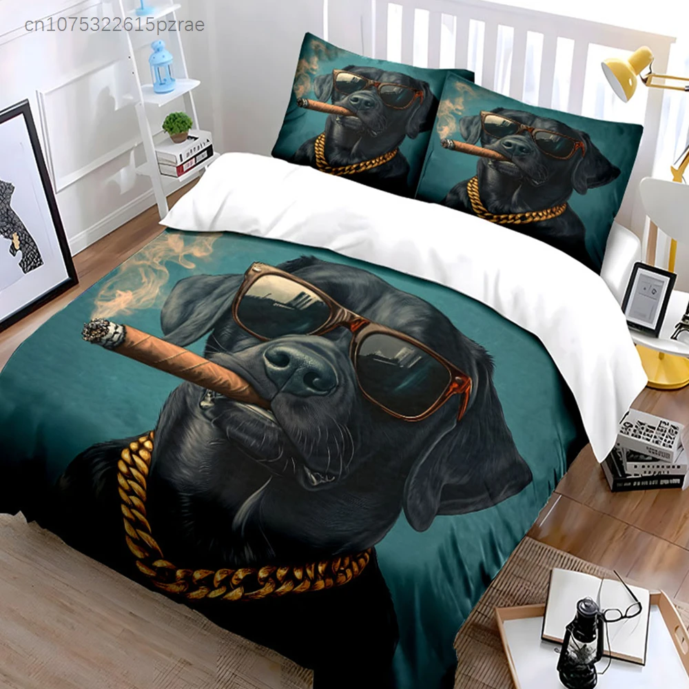 Stylish Dog Decor Set Multiple Sizes kid's And adults' Bedroom Exquisite 3PC Bedding set, Gift